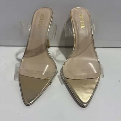Miss Lola Womens  Size 8 Gold 