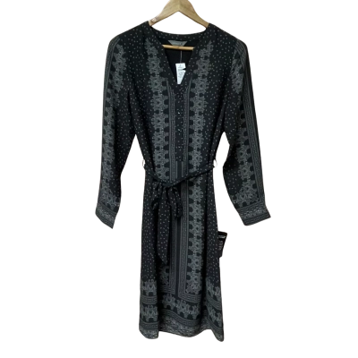 BNWT Jacqui-E Womens Size 8 Black / White Print Dress