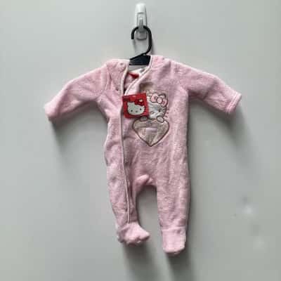  Kids Hello kitty Onesie Size 3-6m Pink  