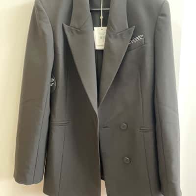 Sass & Bide Womens  Size 14 Blazer Black  