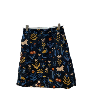 Princess Highway Womens  Size 8 A-Line Skirt Floral / Navy Blue 