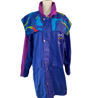 Bonds Sydney 2000 Windbreaker jacket size M with Purple sleeve and collar