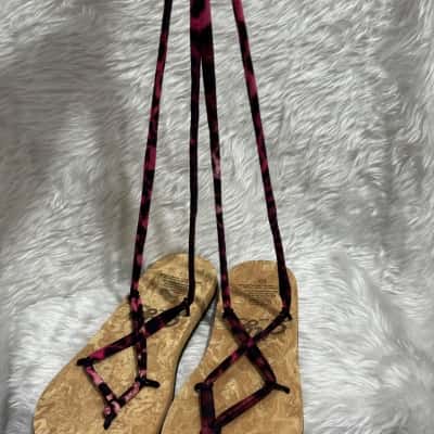  Womens  Size 39 Sandals Black  / Pink  