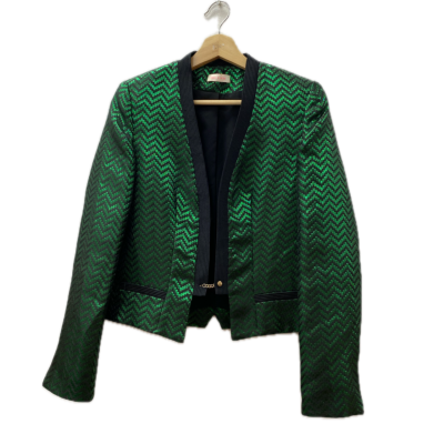 Sass & Bide Womens Blazer and Shorts Coord Set Size 8 Black  / Green 