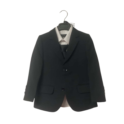 Boys Ollies Place Size 2 Suit Set Black / White