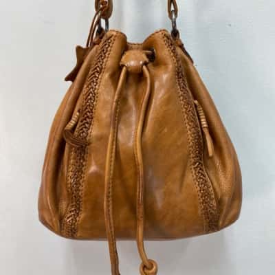 Colorado Womens Leather Medium Handbag / Shoulder Bag Brown 