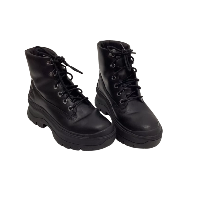 Timberland Womens Roxie Lane Mid Lace Up Boot  Size 8 Boots Black 