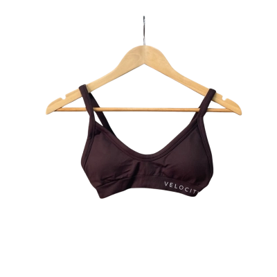 Velocity Womens  Size M Bralette Brown 