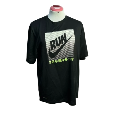 Nike Mens  Size M Short Sleeve T-shirt Black  / White 