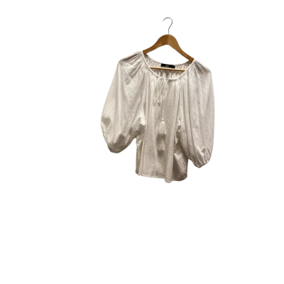 Sportsgirl Womens  Size 6 3/4 Sleeve Top White 