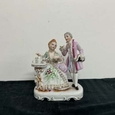 Antique Continental Porcelain Figural group  