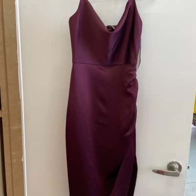 Forever New Womens  Size 6 Deep Burgundy Dress NWT
