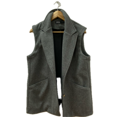 Zara Womens Vest  Size XS Grey 