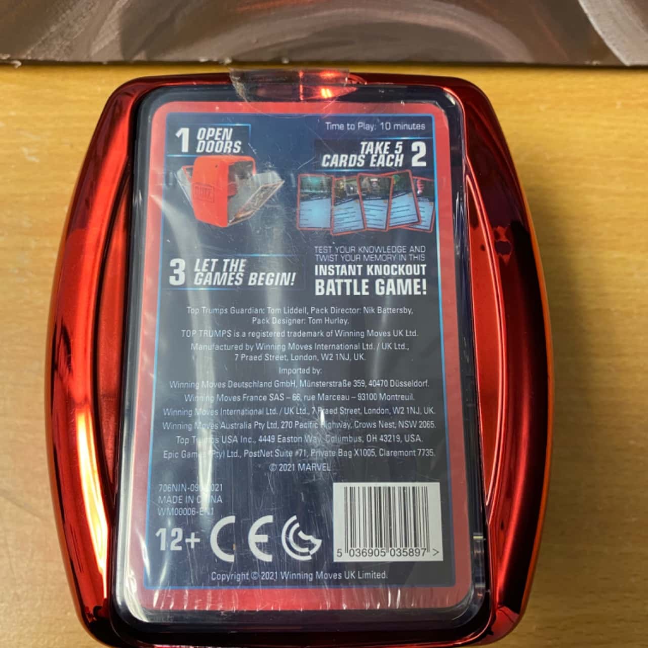 Marvel Top Trumps Quiz with a twist (Brand new)(s)