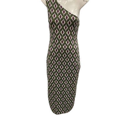 Zara Womens  Size S Maxi Dress Black  / Green / Grey / Purple 