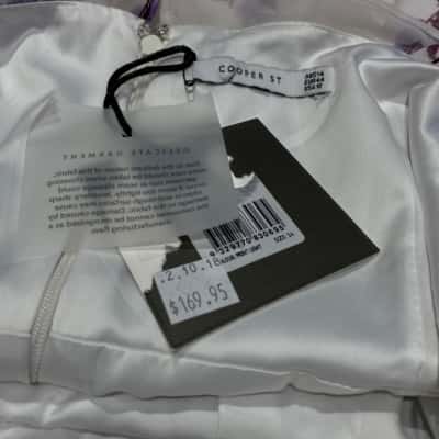 Cooper St Womens  Size 14 Floral Dress Purple / White 