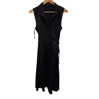 David Lawrence Womens  Size 12 Shirt Dress Black  RRP $259.00