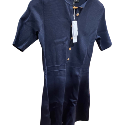 Forever New Womens  Size 10 Midi Dress Navy Blue 