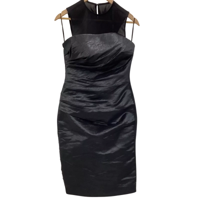 Scanlan Theodore Womens  Size 8 Cocktail Dress Black  