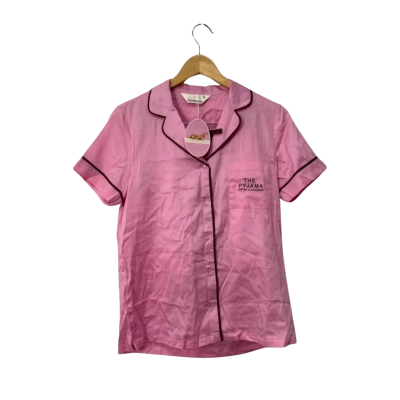 BNWT Peter Alexander  Short Sleeve Button Up Set Size XS Pink  