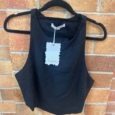 Mooloola Womens  Size 12 Black  Bel Top 