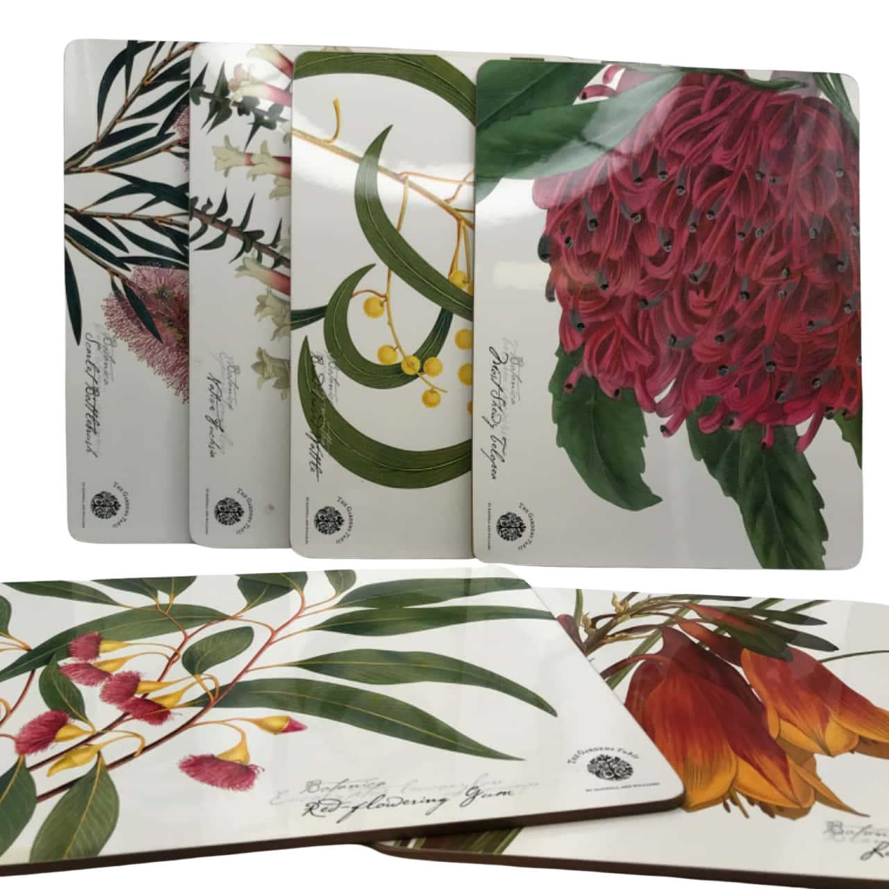 BNWT Royal Botanic Garden Melbourne "The Gardens Table" Set 6 Placemats