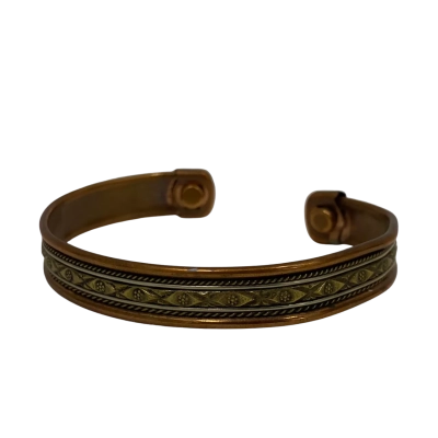 Unbranded Unisex Mixed Metal Tribal Style Cuff Bracelet 