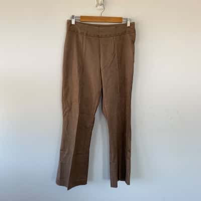 Capture Brown Velvet Pants  Size 10 