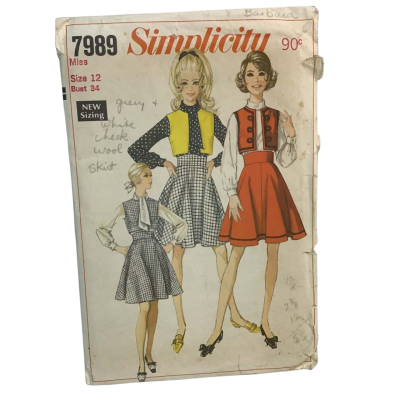 Simplicity  Skirt & top Pattern 7989