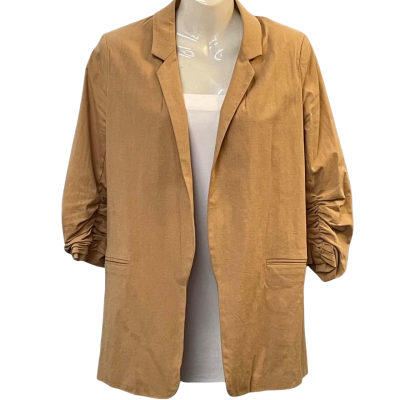 Sonder Stories Womens Size 8 Open/Suit Jacket Brown