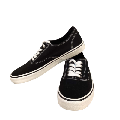 Mossimo Mens Size 8 Sneakers Black  / White 