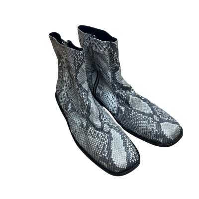 Yamato Shoes Bali Snakeskin Boots NEW Size 10 Boots Animal print 