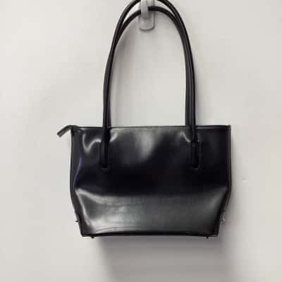  Simone Firenze Womens leather Tote Bag Black  