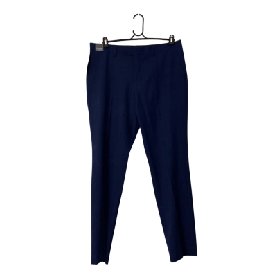 BNWT Van Heusen Mens Slim Fit Pants Size M Navy Blue RRP$179.95