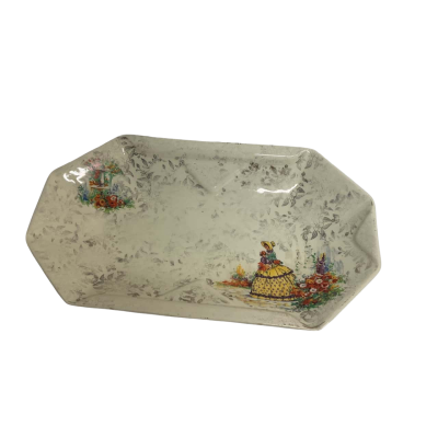 VINTAGE EMPIRE - Crinoline Lady Sandwich Plate. 