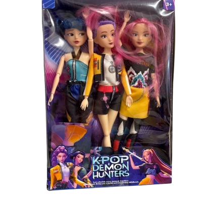 KPOP Demon Hunters 3 Doll Fashion Set - New in Box