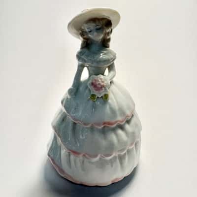 Vtg. Japan Rotating Music Box Figurine