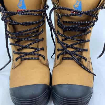 Mens Steel Blue Work Boots 