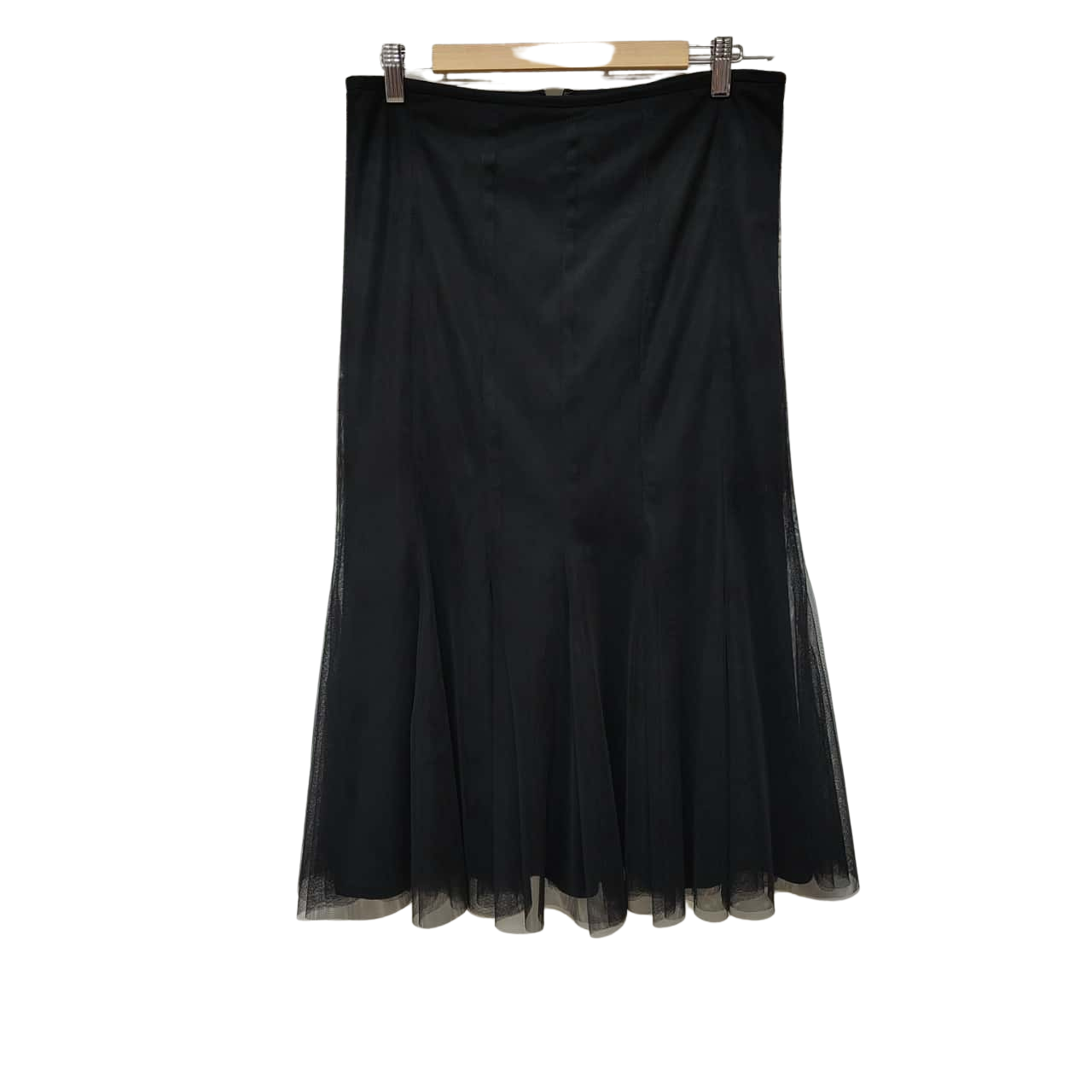 Joseph Ribkoff Stretch Taffeta Flared Skirt With Box Pleats