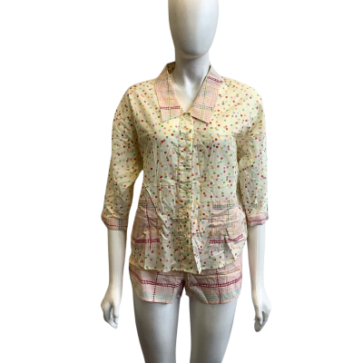 BNWT Peter Alexander Women's Size M PJ Short Set Multicoloured Pattern 