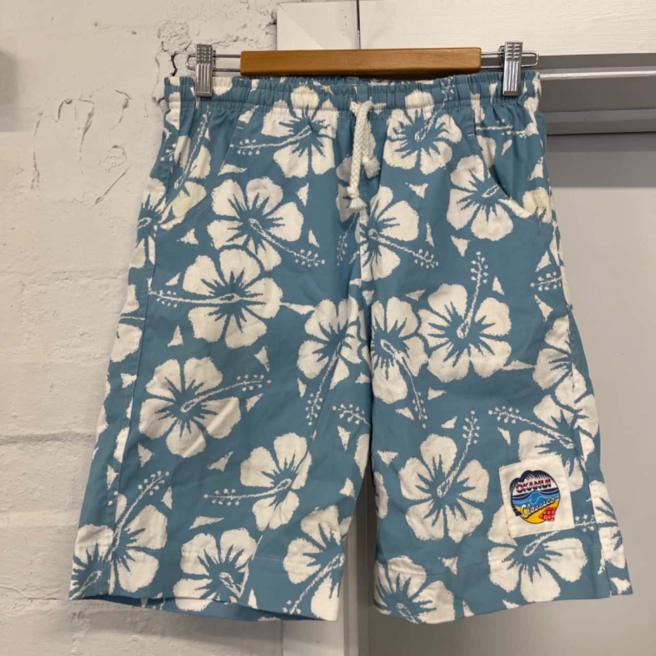Okanui Classics sky blue Shorts. Mens Size S (s)