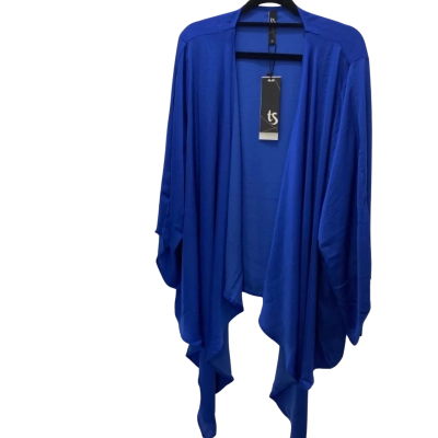 Taking Shape Women's  Size 22 Blue Open Jacket 