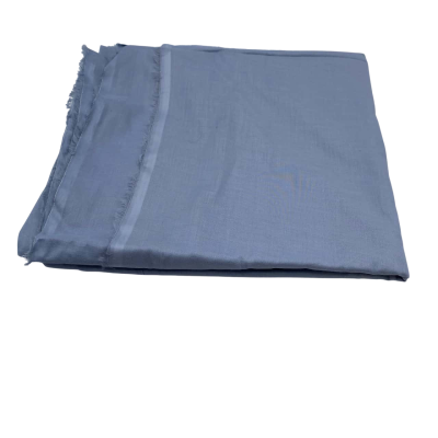 Cotton mix. Pale Blue.  96 (w) x 250 (L) cm.  