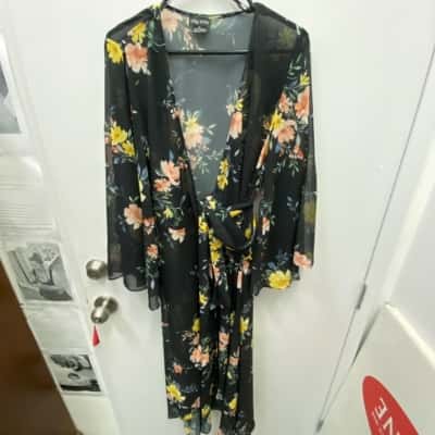 City Chic Womens  Size XS Floral Dress Floral 