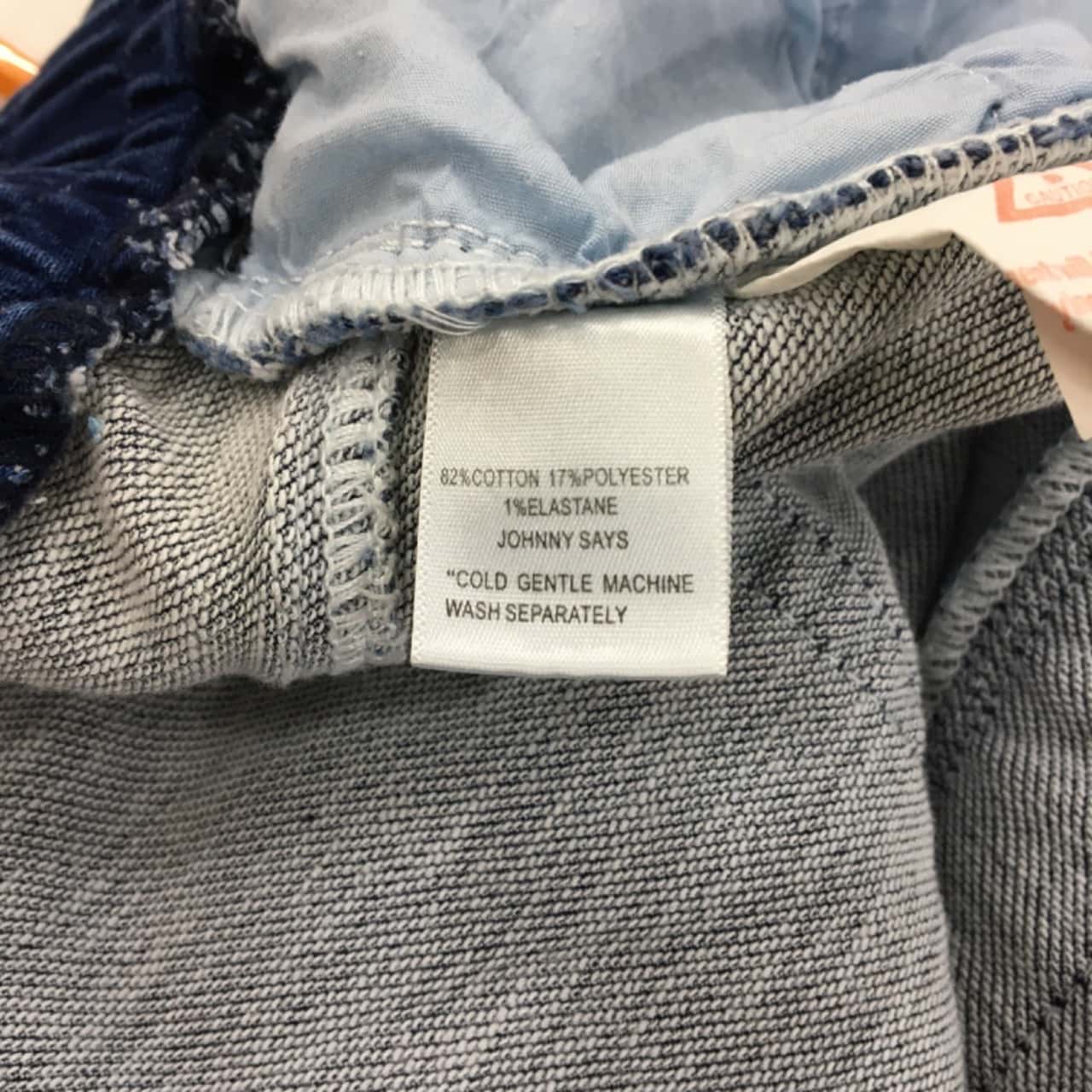 Johnny Bigg Mens Size 44 Crop Jeans Blue