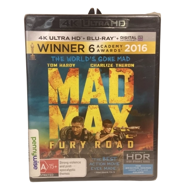 DVD - Mad Max Fury Road (MA) 2015