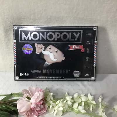 Hasbro Gaming Monopoly "Movember" Limited Edition Game (new) 