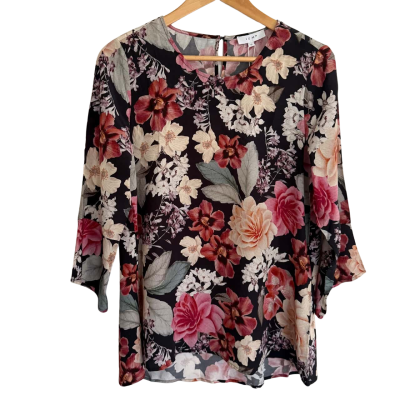 BNWT**Jump.  Floral Long Sleeve Top.   Size 10 