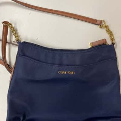 Calvin Klein Womens Handbag Blue 