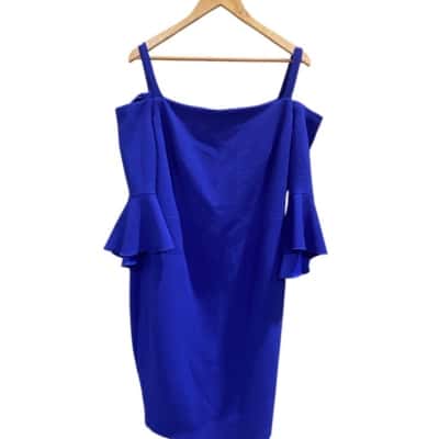 Anthea Crawford Womens  Size 18 Cocktail Dress Blue 